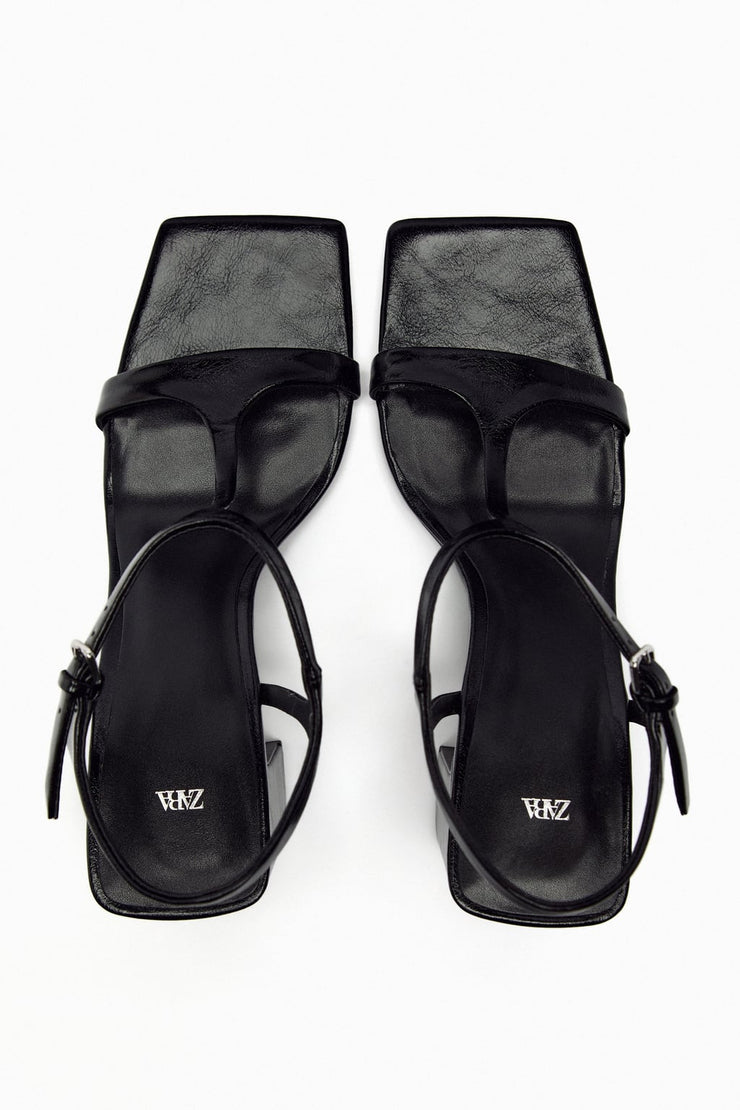 Zara Block Heel Sandals