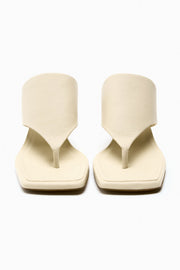 Zara HIGH-HEEL LEATHER SANDALS WITH TOE DIVIDER