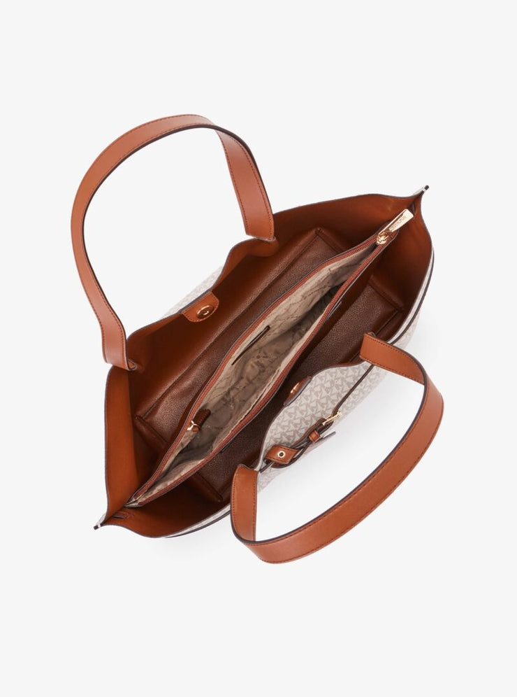 Emilia Large Logo Tote Bag