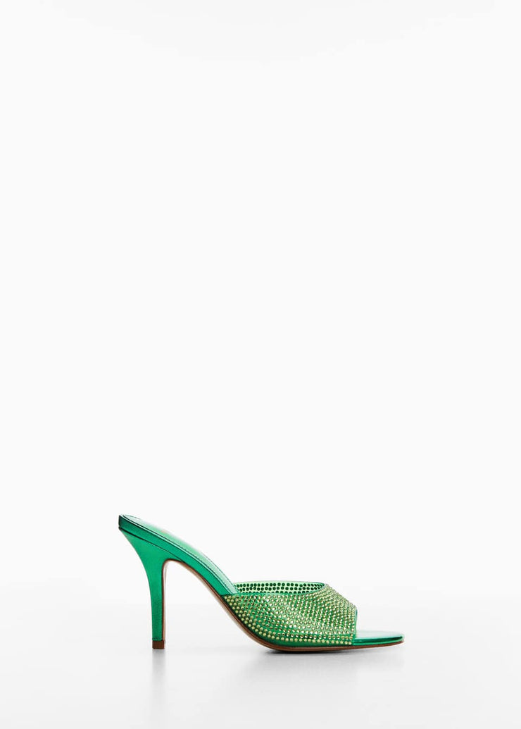 Mango Glitter high-heeled sandals
