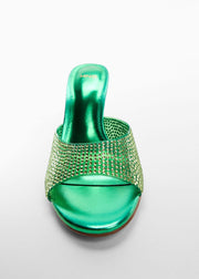 Mango Glitter high-heeled sandals