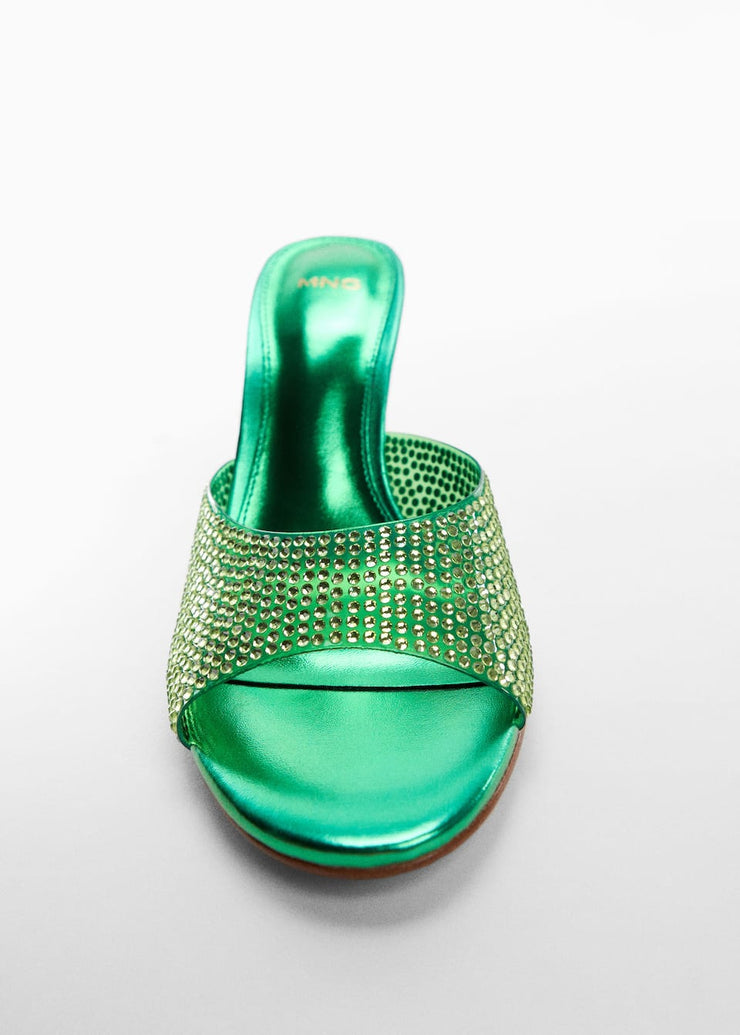 Mango Glitter high-heeled sandals