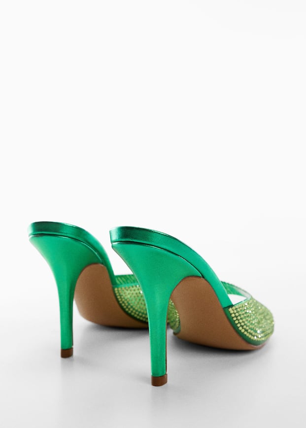 Mango Glitter high-heeled sandals