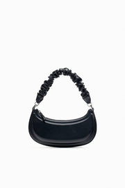 Zara Half Moon Shoulder Bag with Gathered Strap