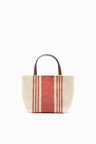 Zara Fabric Mini Tote Bag