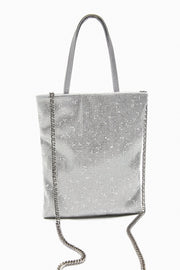 Zara MINI TOTE BAG WITH RHINESTONES