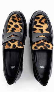 Zara Animal Print Loafers