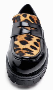 Zara Animal Print Loafers