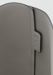 Mango Leather Effect Shopper Bag