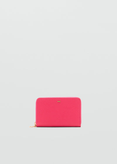 Mango Saffiano Effect Wallet