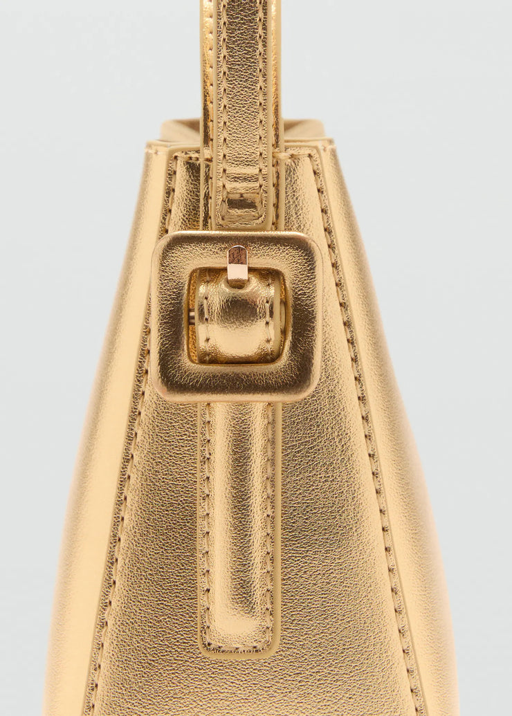 Mango Metallic Mini Shopper Bag