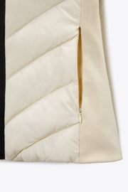 Zara FITTED PUFFER GILET WITH HOOD