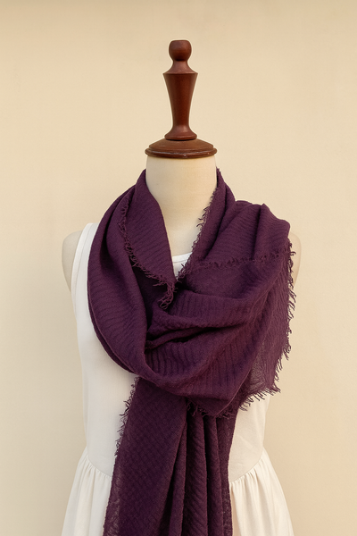 Crimps Full Size Hijab - Indigo Dream