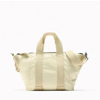 Zara Technical Fabric Tote Bag