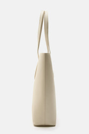 Zara Tote Bag with Topstitching