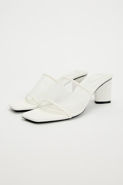 Zara High Heel Mesh Sandals