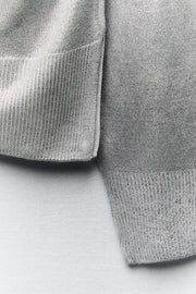 Zara Fine Knit Foil Sweater
