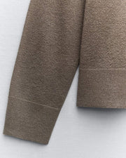 Zara Metallic Thread Knit Sweater