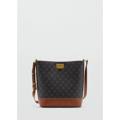 Mango Large Crossbody Bucket Bag