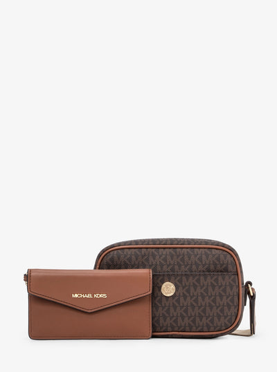 MAISIE 2 IN 1 CAMERA CROSSBODY SMALL - MK SIGNATURE