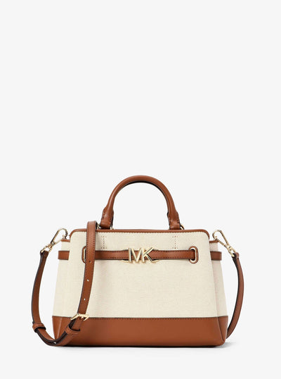 MICHAEL KORS REED Center Zip Belted Sachel Small
