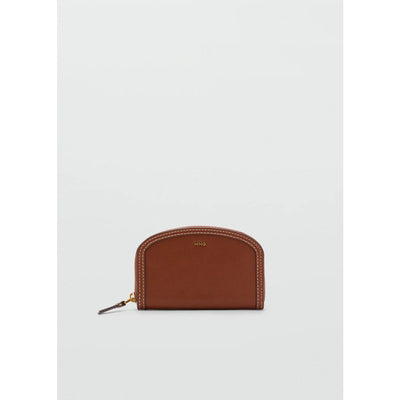Mango Leather Brown Wallet