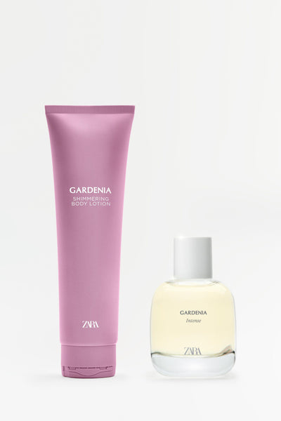 ZARA GARDENIA INTENSE CHRISTMAS EDP 90 ML + GLITTER CREAM 150ML