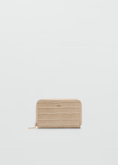 Mango Croc Effect Wallet
