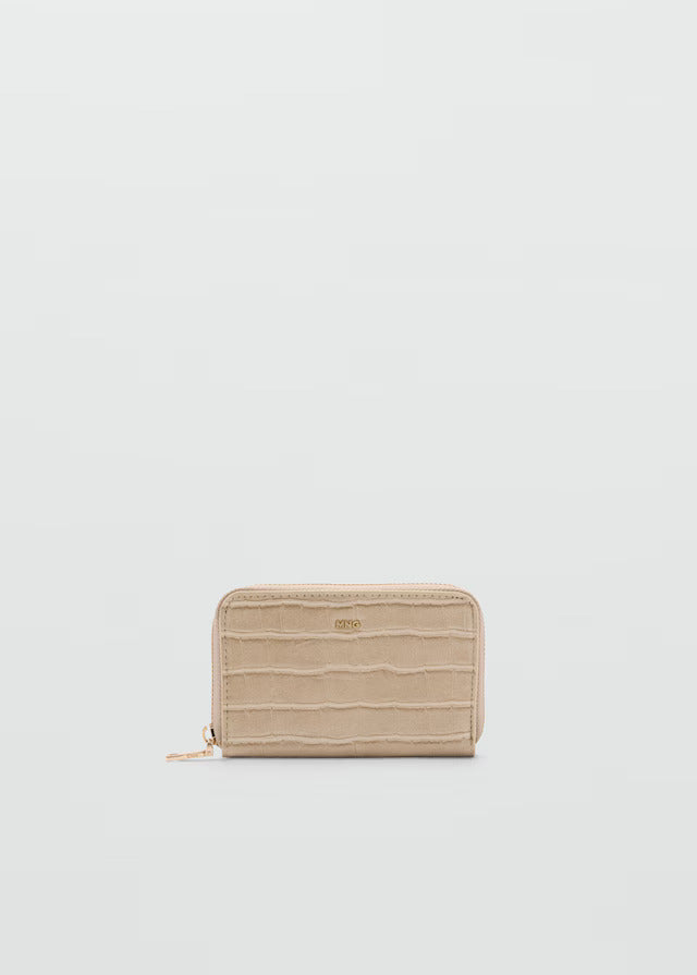 Mango Croc Effect Wallet