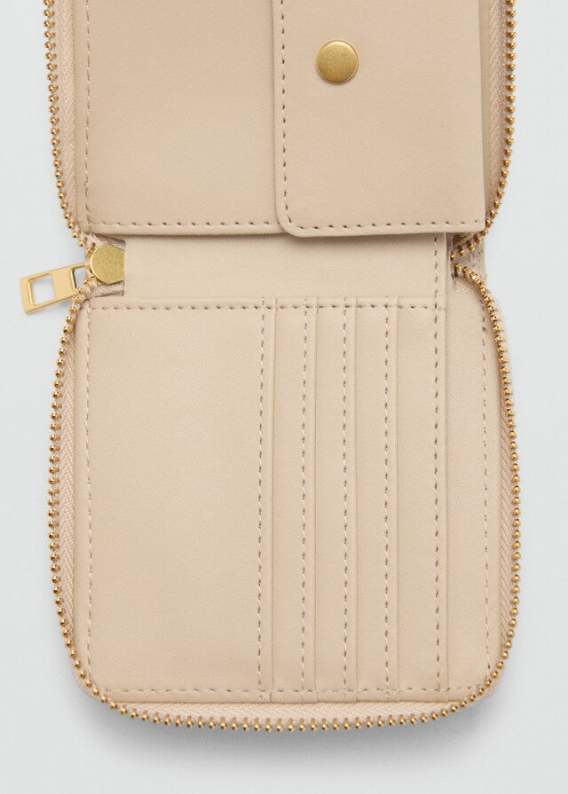 Mango Leather Effect Wallet