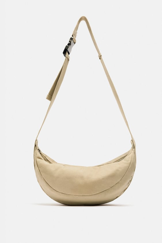 Zara Fabric Crossbody Bag