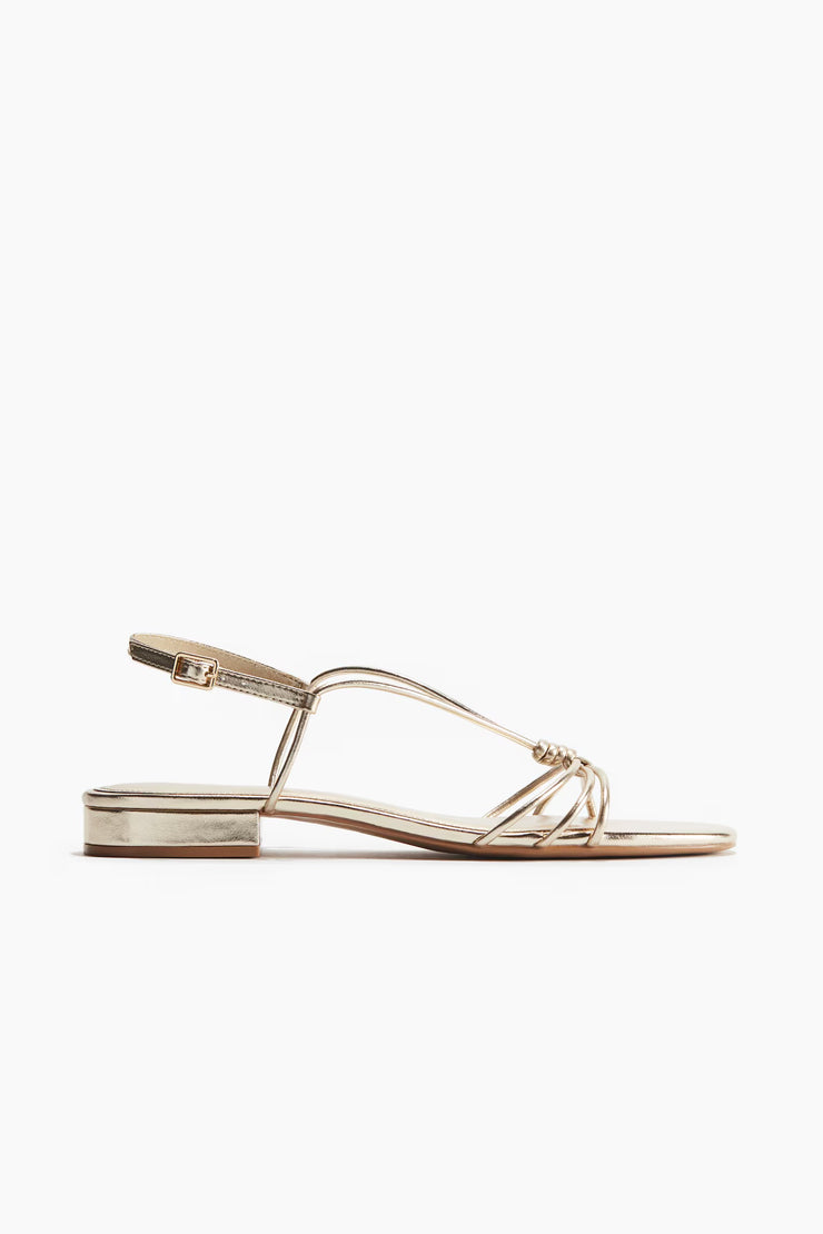 H&M Gold Strap Sandals