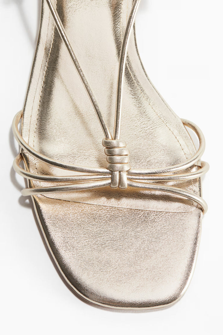 H&M Gold Strap Sandals