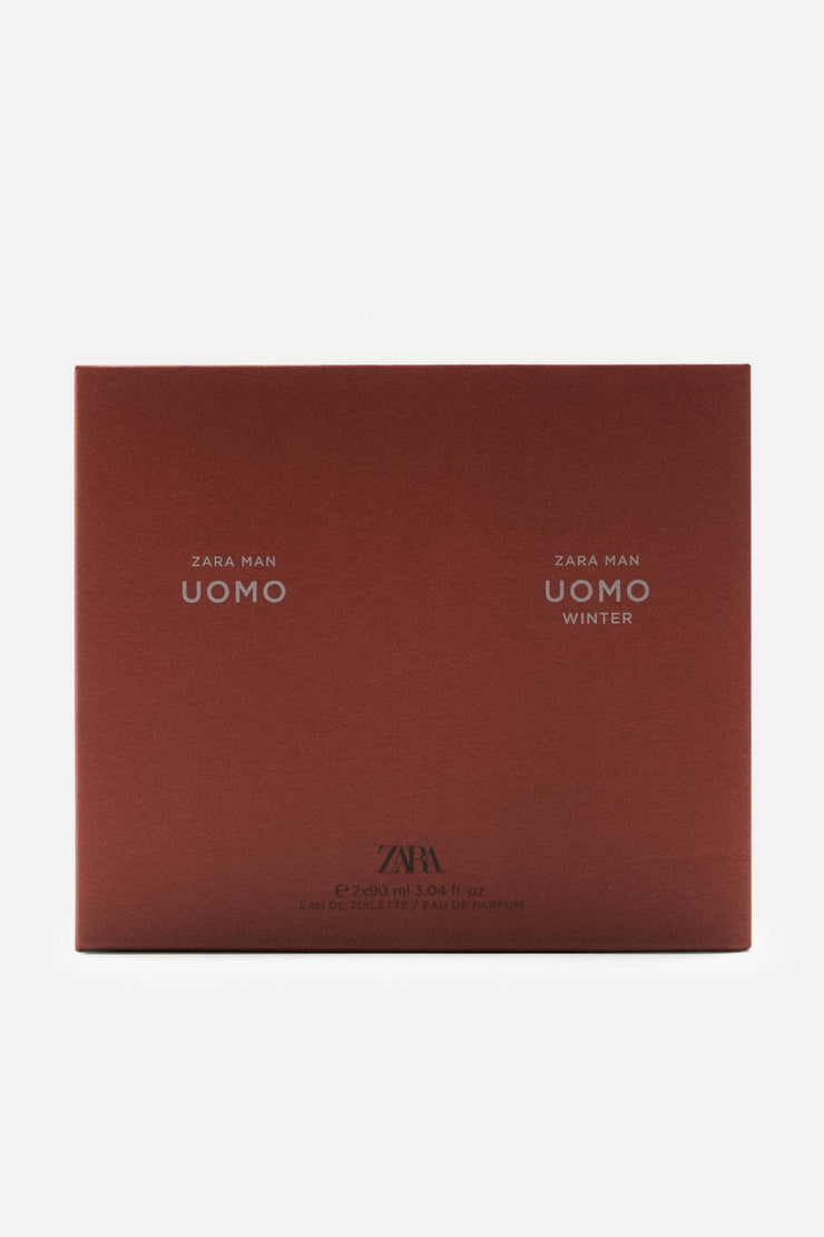 ZARA UOMO EDT + UOMO WINTER EDP 2 X 90 ML