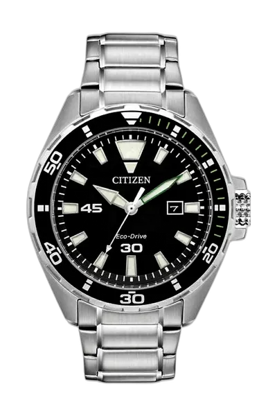 Citizen Eco-Drive Chronograph Stainless Steel Men’s Watch BM7456-51E