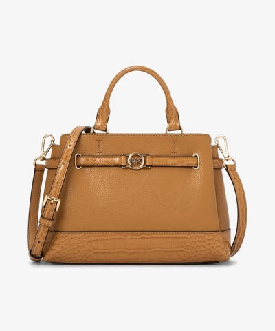 MICHAEL KORS OUTLET REED Center Zip Belted Sachel Small