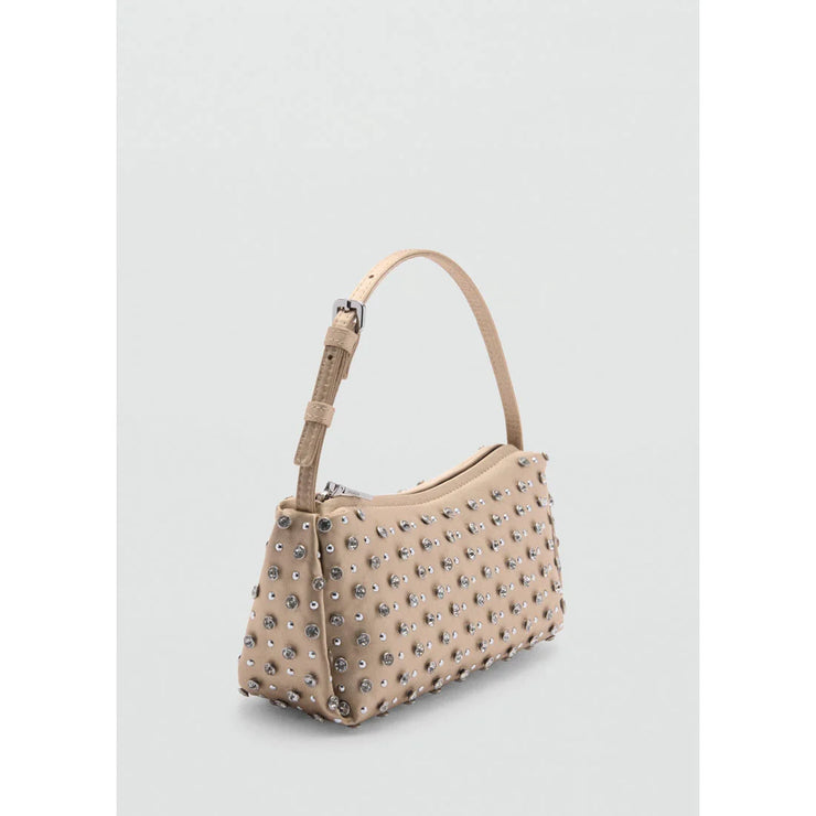 Mango Handbag with Embellishments