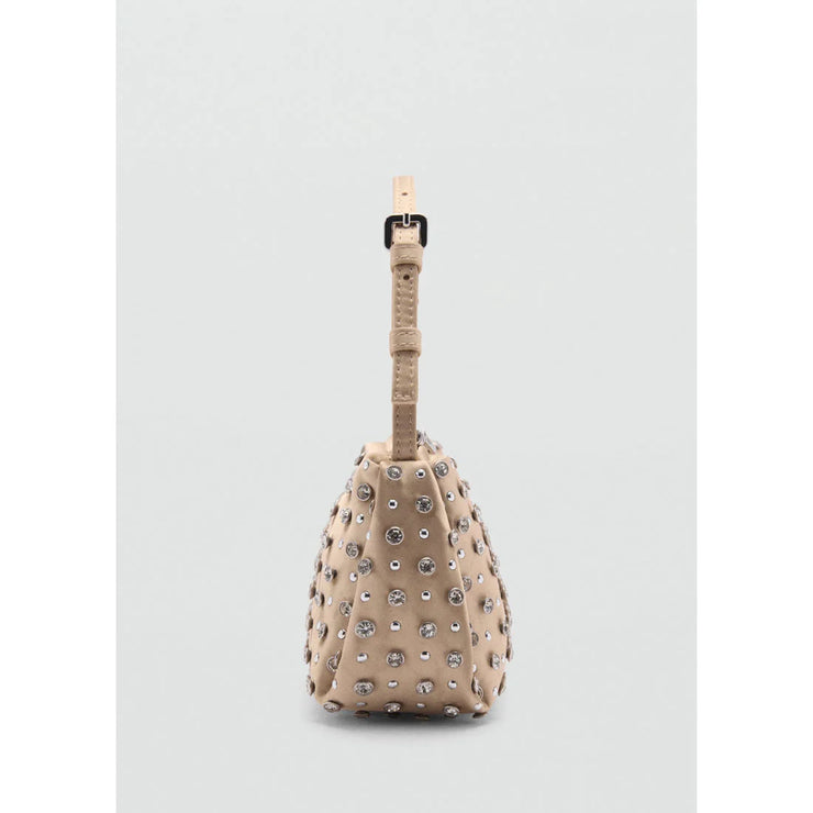 Mango Handbag with Embellishments