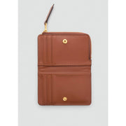 Mango Canvas Design Brown Wallet