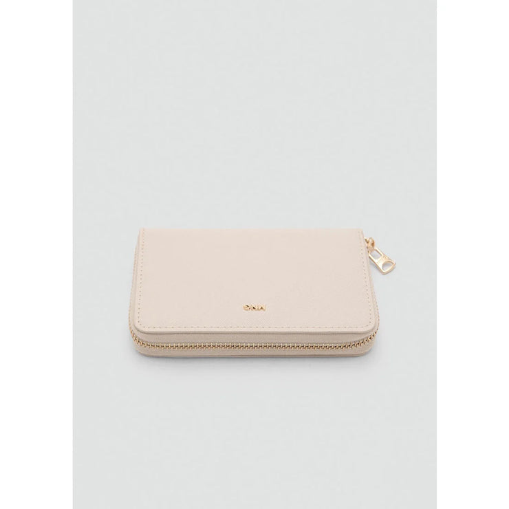 Mango Saffiano Effect Wallet