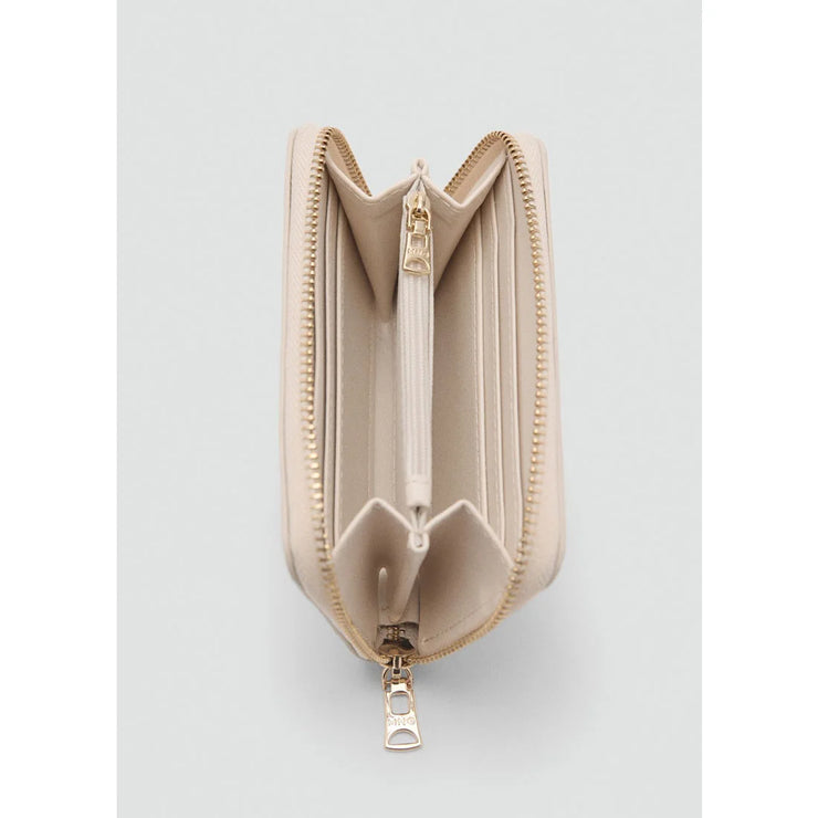 Mango Saffiano Effect Wallet
