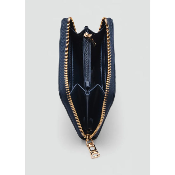 Mango Saffiano Effect Wallet