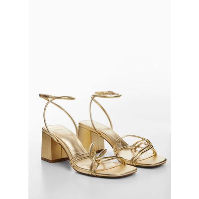 Mango Block Heel Sandals