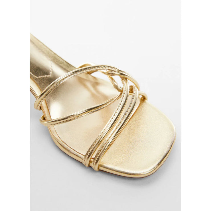 Mango Block Heel Sandals