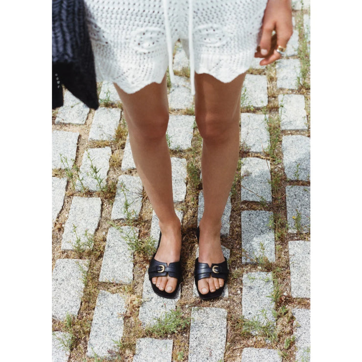 Mango Leather Sandals