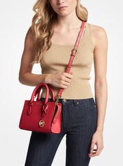 Michael Kors Sheila Center Zip Satchel Small