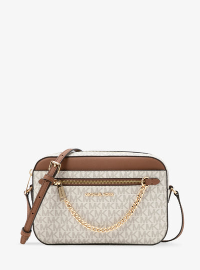 Michael Kors Jet Set Zip Chain Crossbody Large