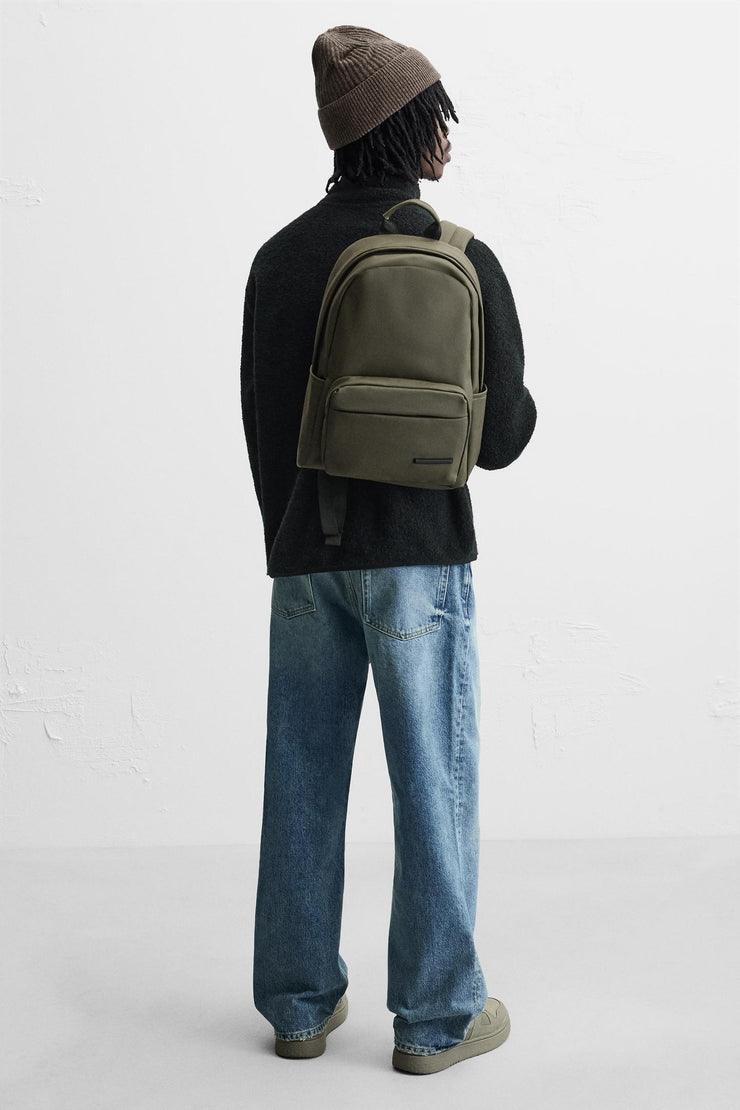 Zara Rubberized Backpack