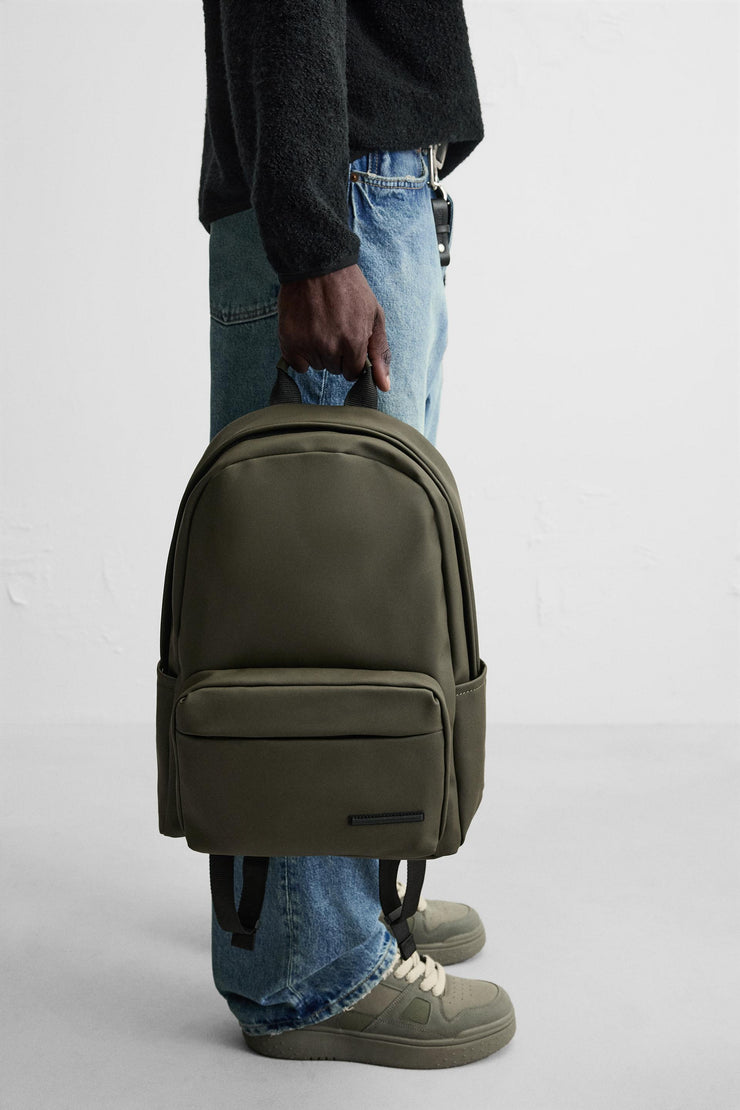 Zara Rubberized Backpack