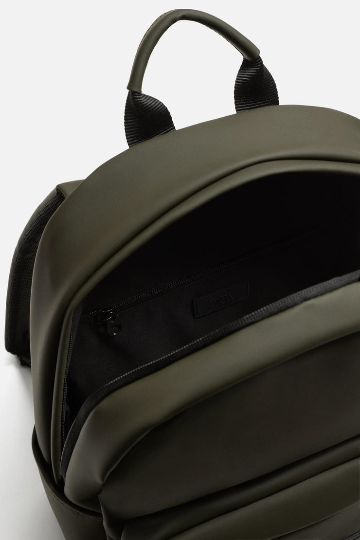 Zara Rubberized Backpack